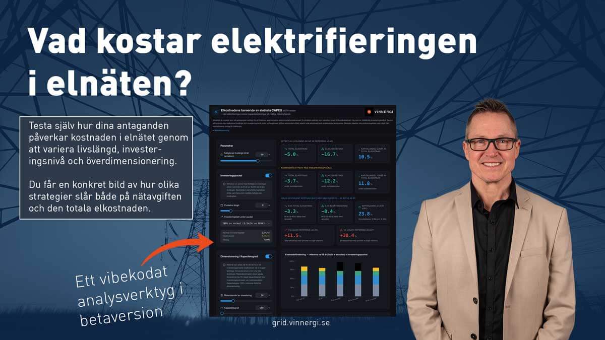 Kostnaderna för elektrifieringen i elnäten – analys och prognos