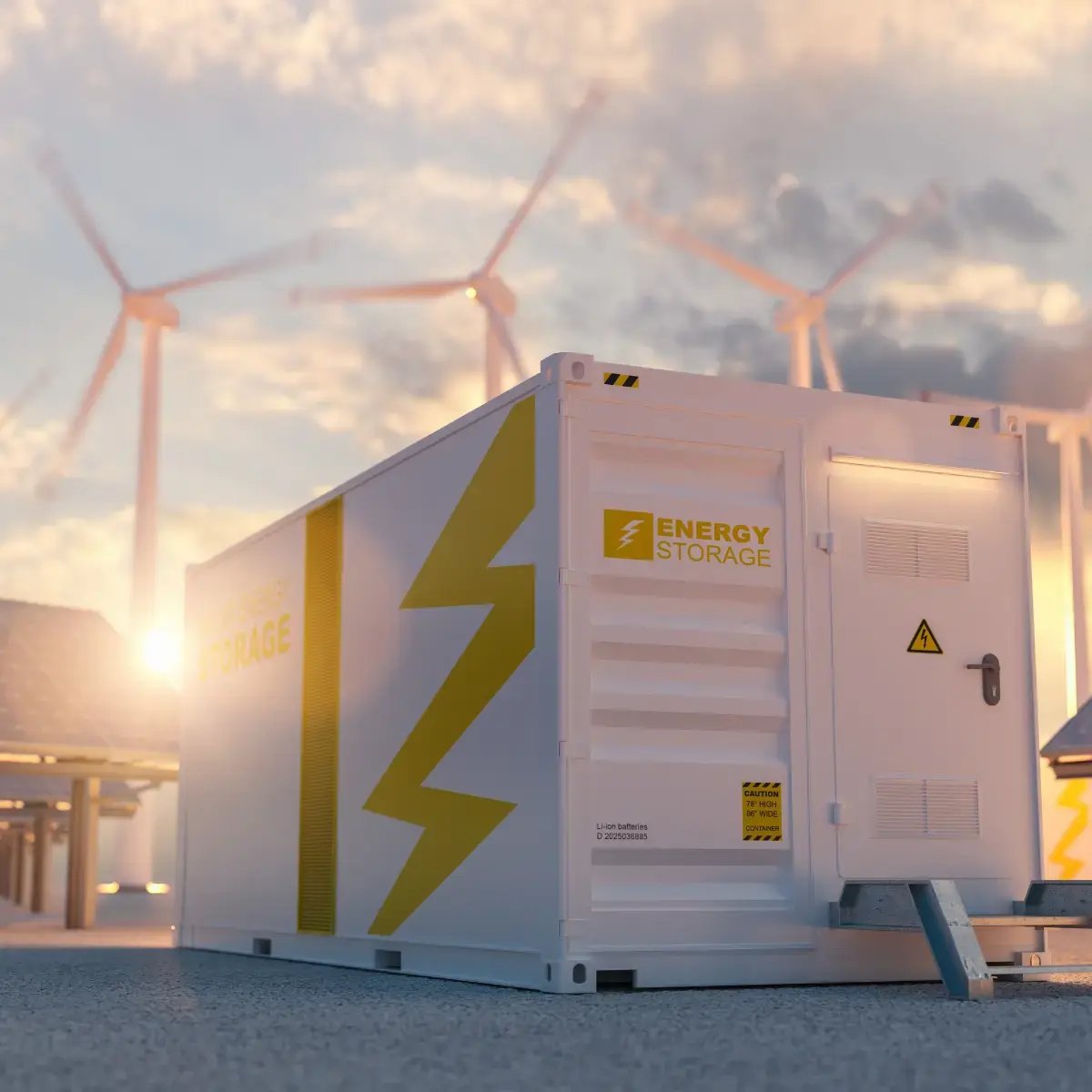 Batterilager och BESS-system för lagring av förnybar energi