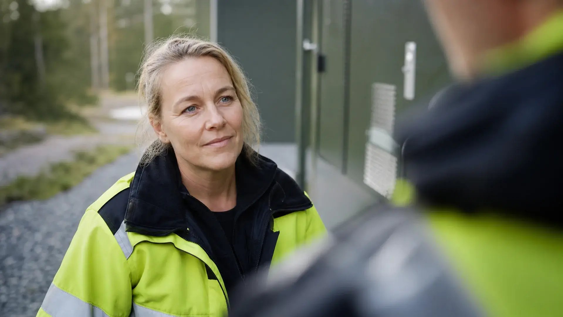 Vinnergi genomgång av fibernätets nodhus